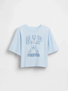 Oversized T-shirt met grafisch logo voor kinderen