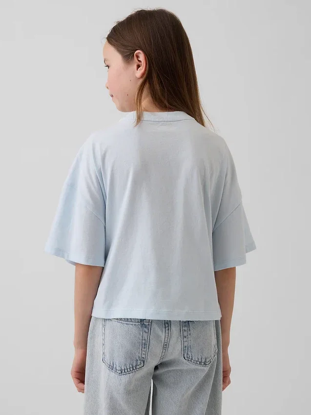 Oversized T-shirt met grafisch logo voor kinderen