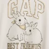 Oversized T-shirt met grafisch logo voor kinderen