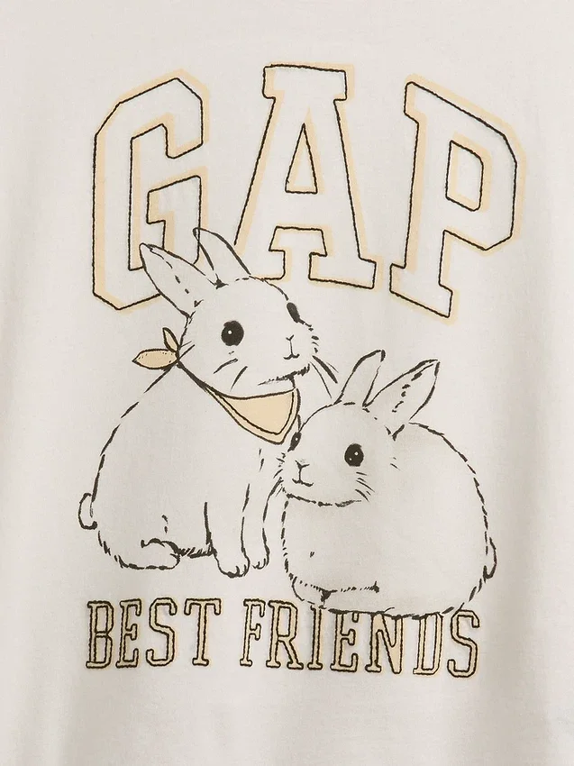 Oversized T-shirt met grafisch logo voor kinderen