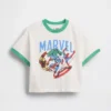 Oversized T-shirt met Marvel-print voor Baby & Peuter