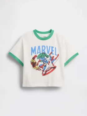 Oversized T-shirt met Marvel-print voor Baby & Peuter