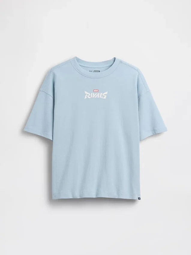 Oversized T-shirt met Marvel-print voor kinderen