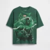 Oversized T-shirt met Marvel-print voor kinderen