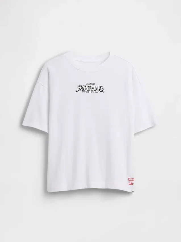 Oversized T-shirt met Marvel-print voor kinderen