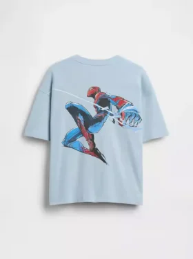 Oversized T-shirt met Marvel-print voor kinderen