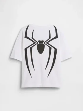 Oversized T-shirt met Marvel-print voor kinderen