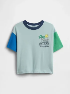 Oversized T-shirt met print voor Baby & Peuter