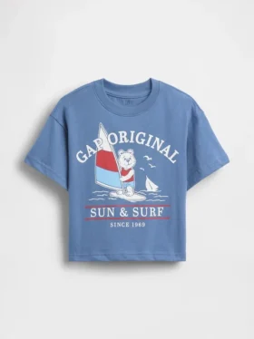 Oversized T-shirt met print voor Baby & Peuter