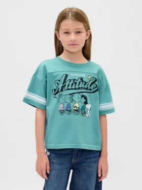 Oversized T-shirt met print voor kinderen