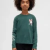 Oversized T-shirt met print voor kinderen
