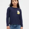 Oversized T-shirt met print voor kinderen