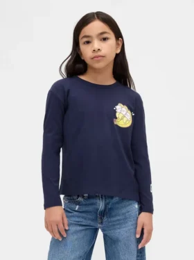Oversized T-shirt met print voor kinderen