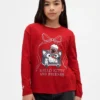 Oversized T-shirt met print voor kinderen