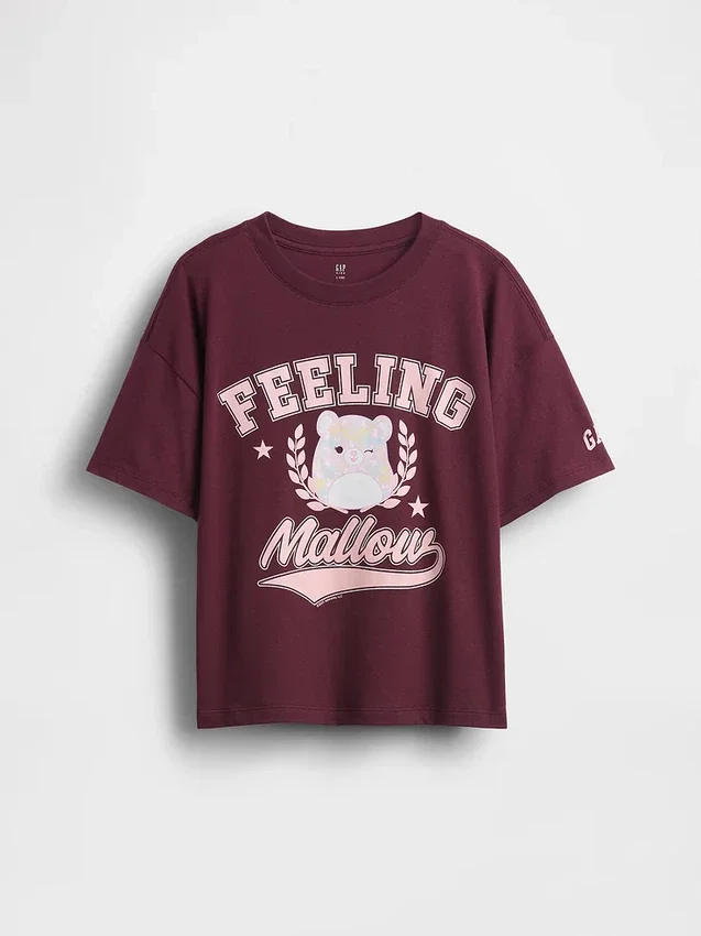 Oversized T-shirt met print voor kinderen