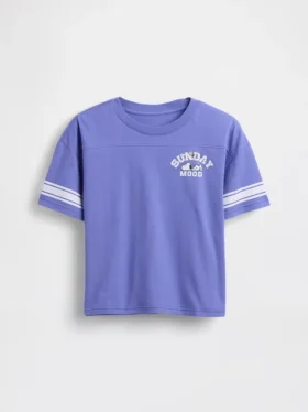 Oversized T-shirt met print voor kinderen