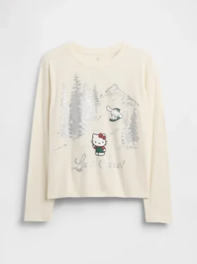 Oversized T-shirt met print voor kinderen