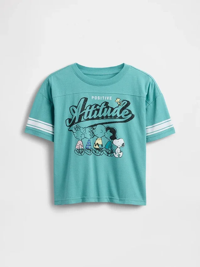 Oversized T-shirt met print voor kinderen