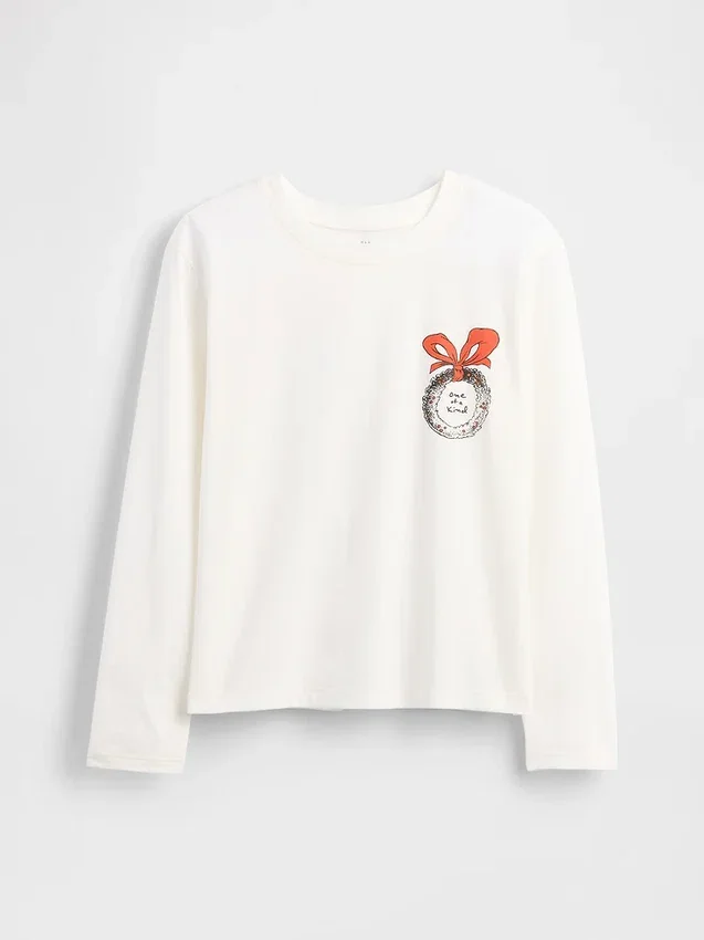 Oversized T-shirt met print voor kinderen