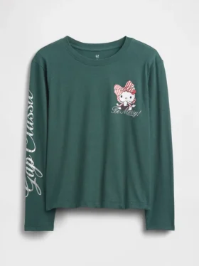 Oversized T-shirt met print voor kinderen