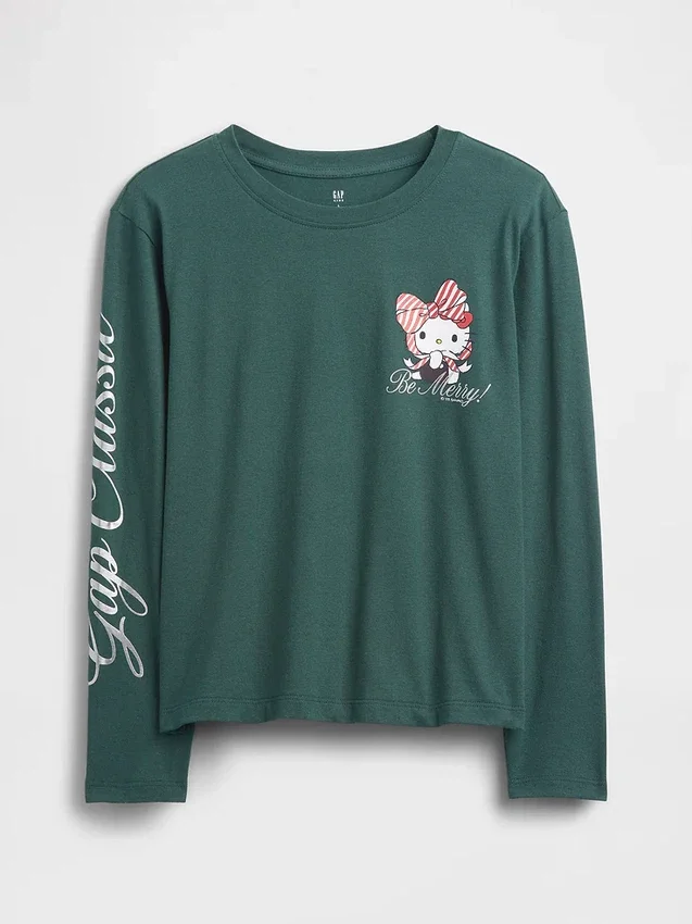 Oversized T-shirt met print voor kinderen