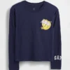 Oversized T-shirt met print voor kinderen