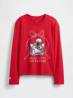 Oversized T-shirt met print voor kinderen