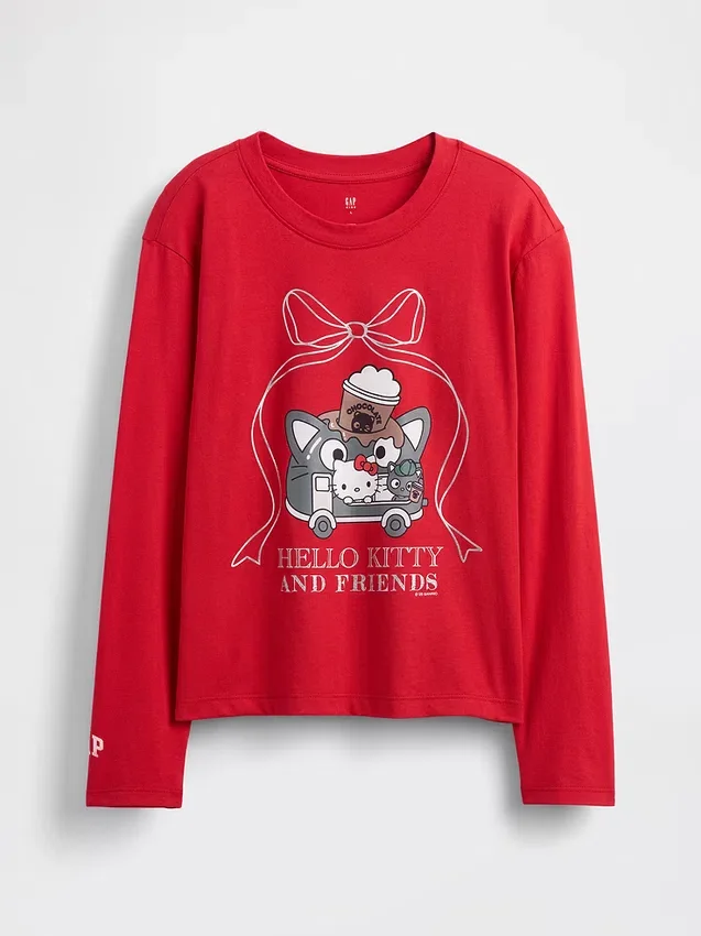 Oversized T-shirt met print voor kinderen