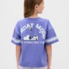 Oversized T-shirt met print voor kinderen