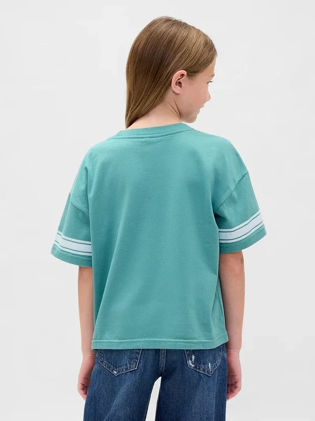 Oversized T-shirt met print voor kinderen