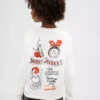 Oversized T-shirt met print voor kinderen
