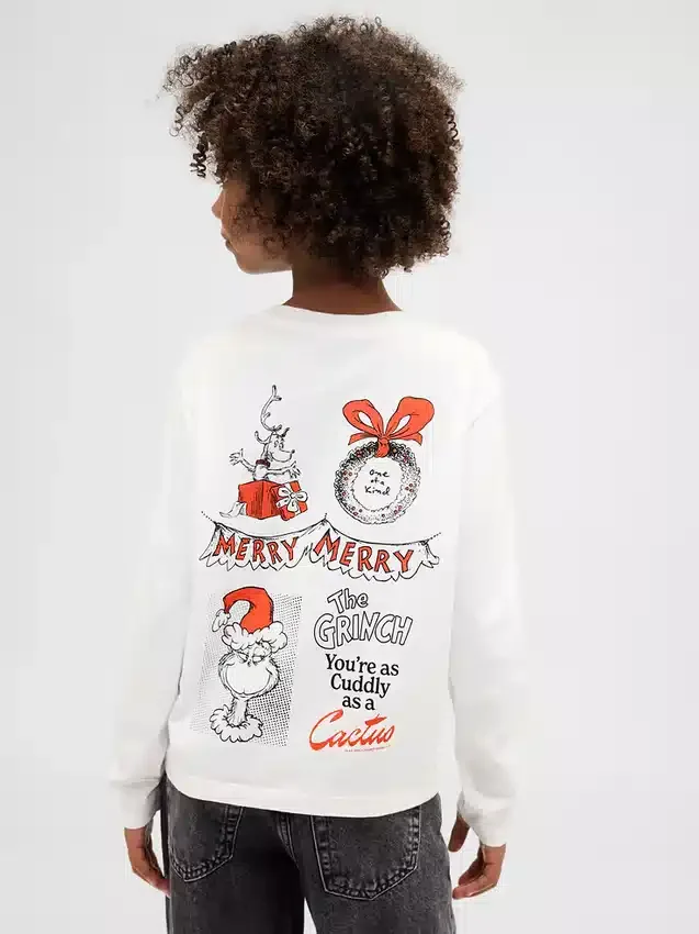 Oversized T-shirt met print voor kinderen