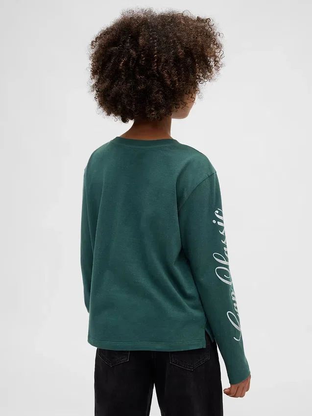 Oversized T-shirt met print voor kinderen