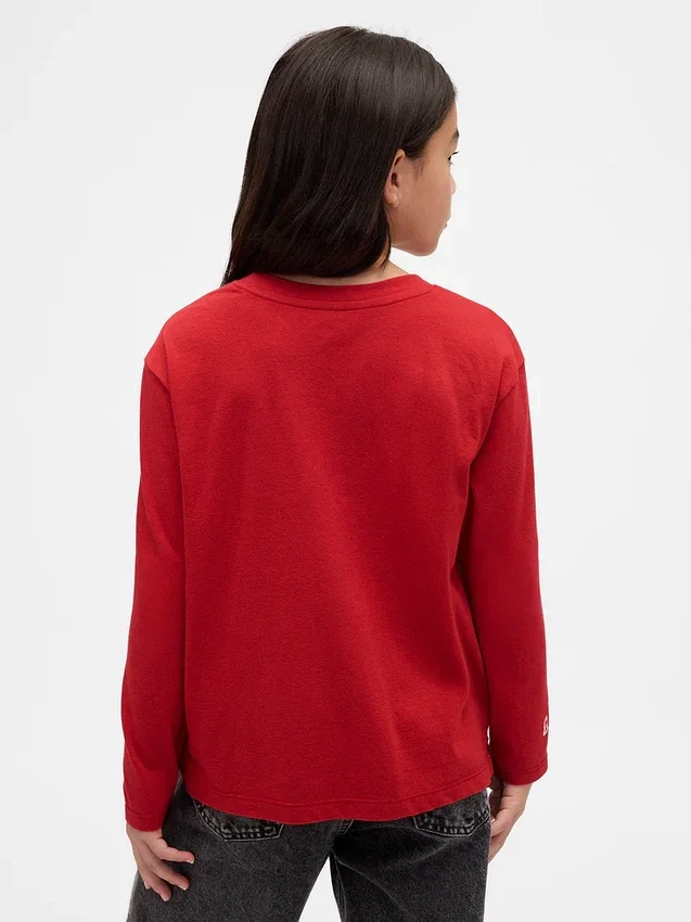 Oversized T-shirt met print voor kinderen