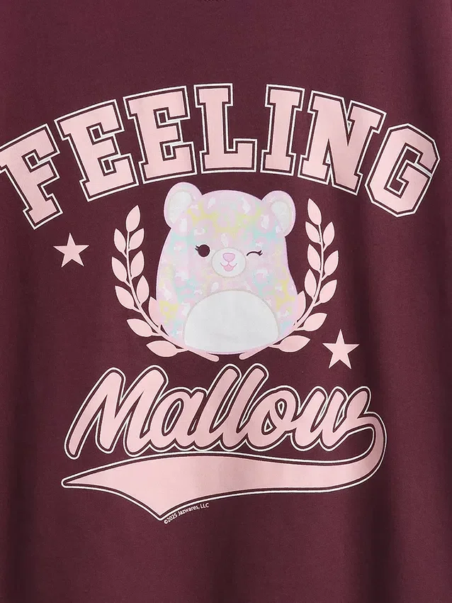 Oversized T-shirt met print voor kinderen