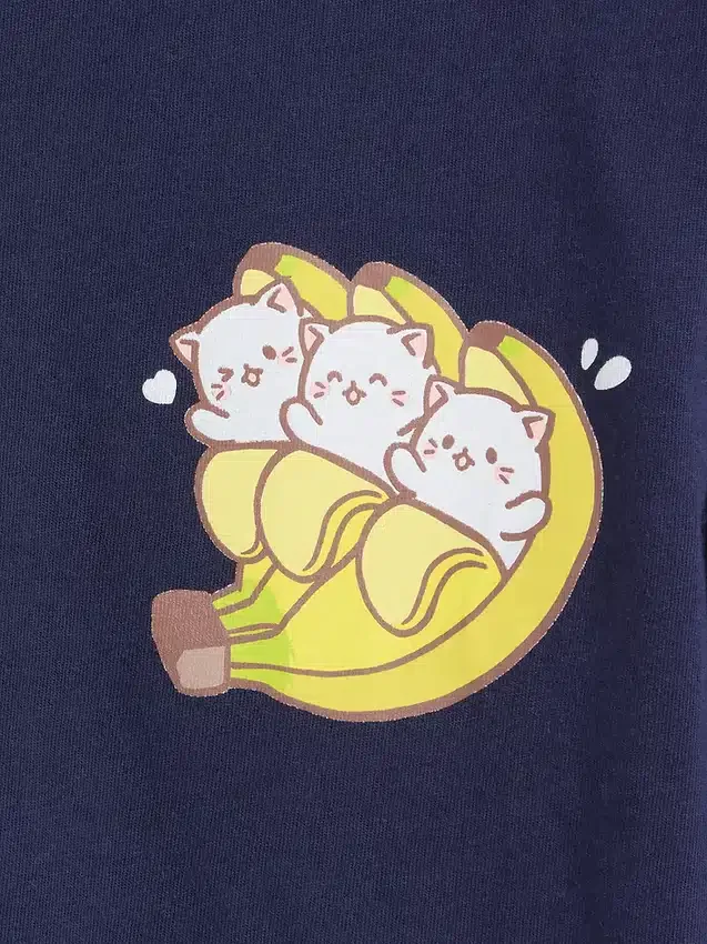 Oversized T-shirt met print voor kinderen