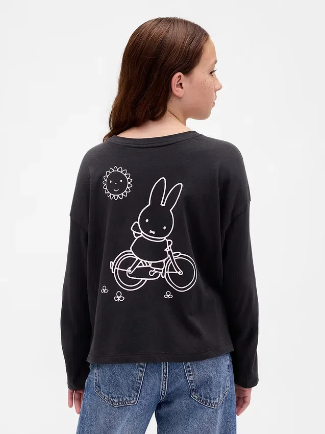 Oversized T-shirt met print voor kinderen met Nijntje-motief