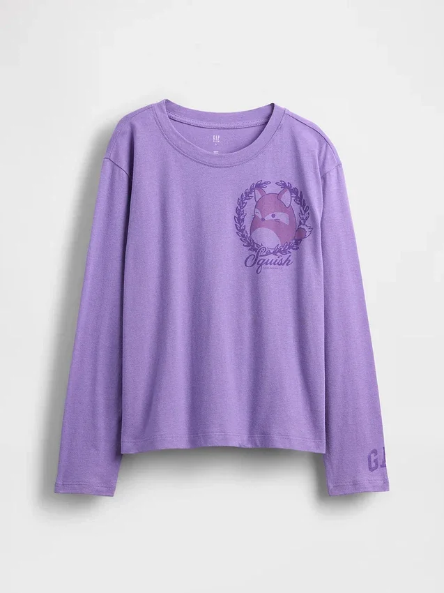 Oversized T-shirt met print voor kinderen van Squishmallow