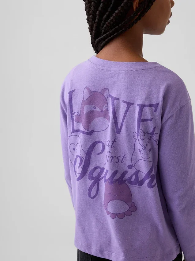 Oversized T-shirt met print voor kinderen van Squishmallow