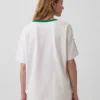 Oversized T-shirt met varsity-logo
