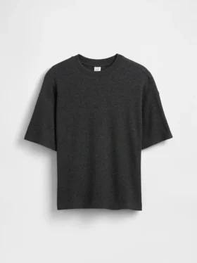 Oversized T-shirt met wafelstructuur voor kinderen