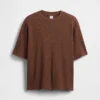 Oversized T-shirt met wafelstructuur voor kinderen