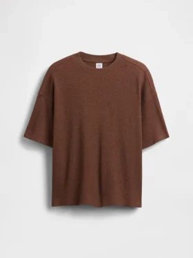 Oversized T-shirt met wafelstructuur voor kinderen