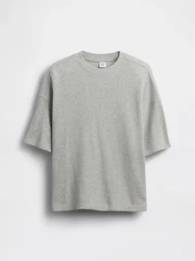 Oversized T-shirt met wafelstructuur voor kinderen
