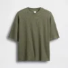 Oversized T-shirt met wafelstructuur voor kinderen