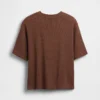Oversized T-shirt met wafelstructuur voor kinderen