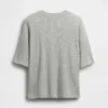 Oversized T-shirt met wafelstructuur voor kinderen