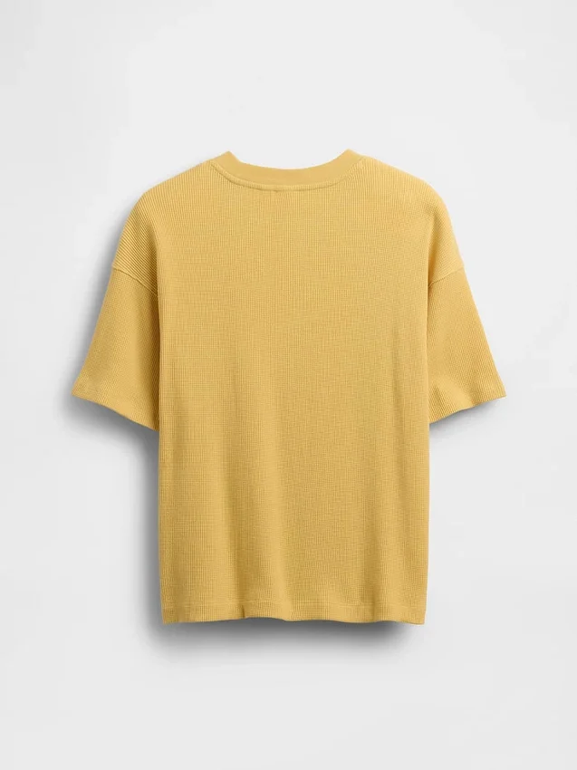 Oversized T-shirt met wafelstructuur voor kinderen