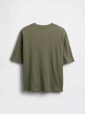 Oversized T-shirt met wafelstructuur voor kinderen