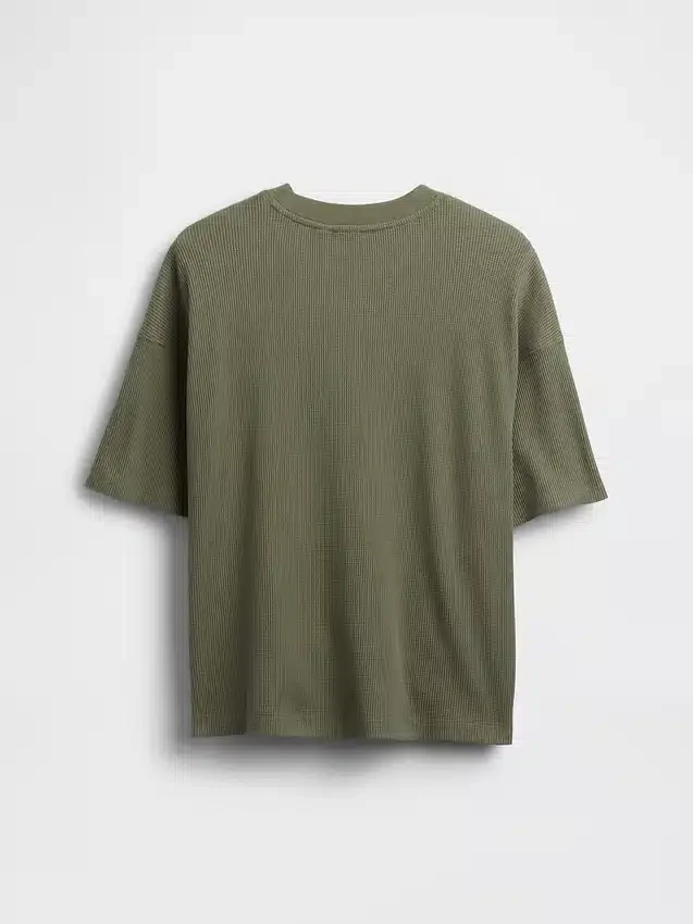 Oversized T-shirt met wafelstructuur voor kinderen
